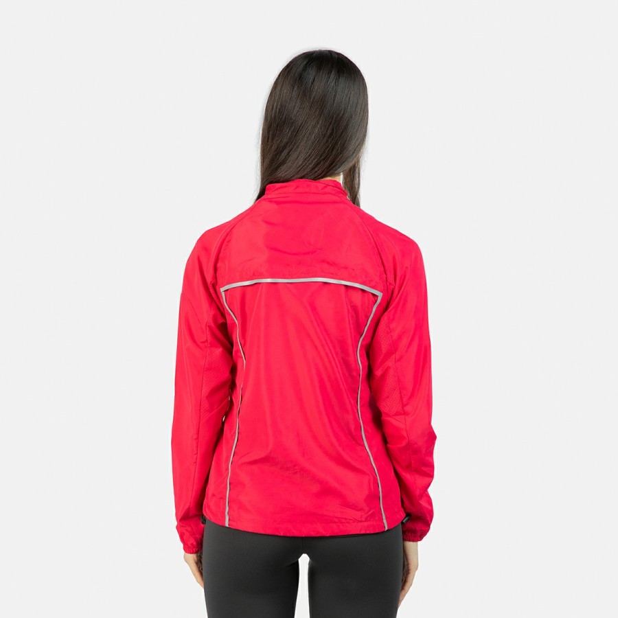 ACTIVIDAD Izas Activewear | Chaqueta De Running Roja Mujer Isona Ii