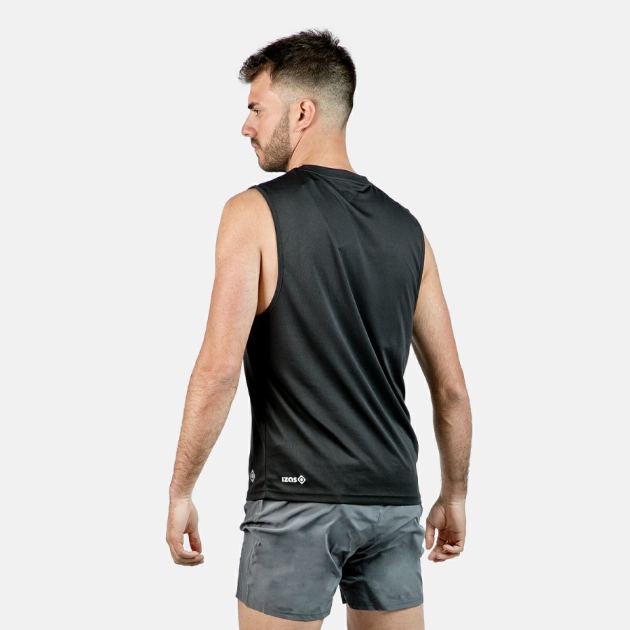 ACTIVIDAD Izas Activewear | Camiseta Sin Mangas Negra Hombre Creus M Tt