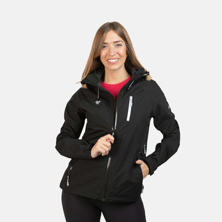 ACTIVIDAD Izas Rainwear | Chaqueta Impermeable Mujer Negra Karako W