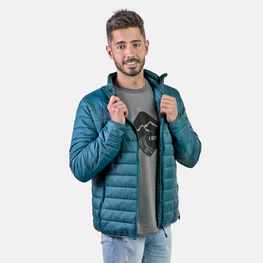 ACTIVIDAD Izas Trekking | Chaqueta Fibra Verde Azulado Hombre Nasser M