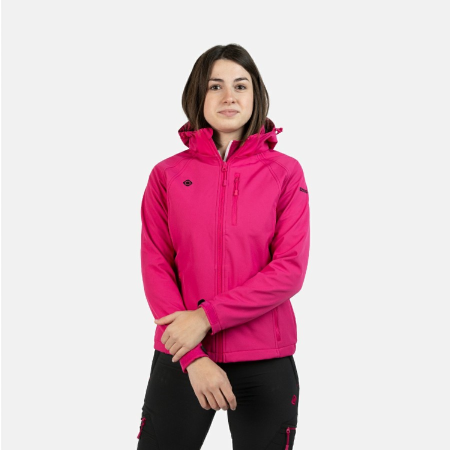 ACTIVIDAD Izas Trekking | Chaqueta Softshell Fucsia Mujer Stratus W