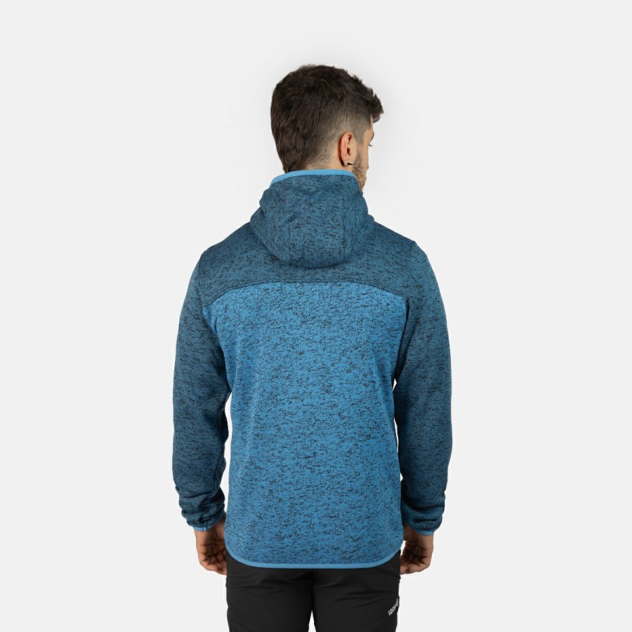 ACTIVIDAD Izas Trekking | Chaqueta Polar Con Capucha Azul Hombre Alder Ii M