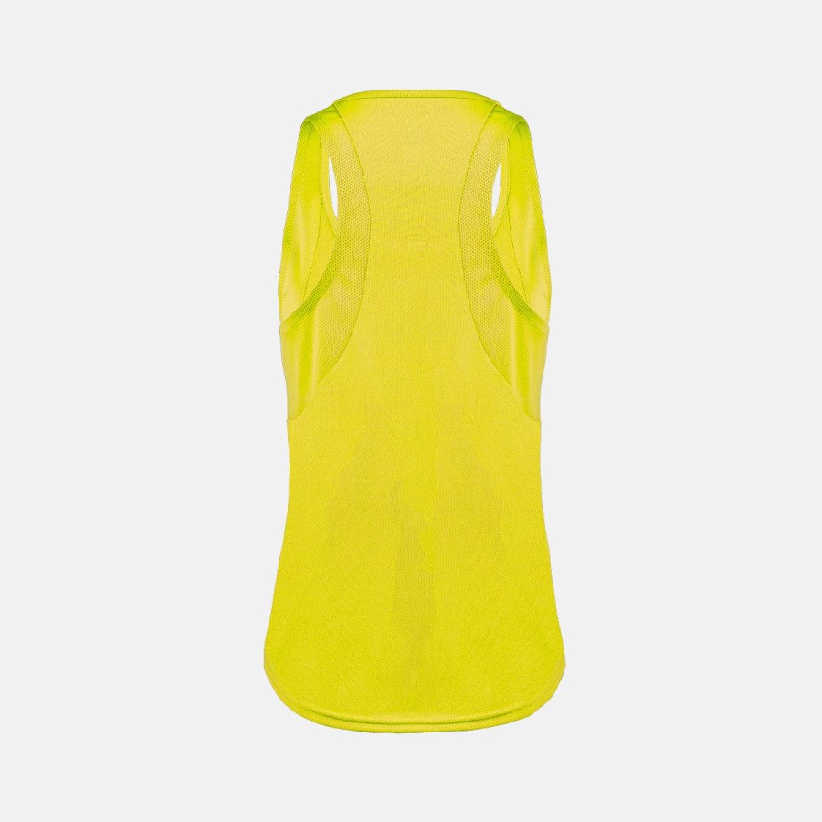 ACTIVIDAD Izas Activewear | Camiseta De Tirantes Amarillo Verdoso Mujer Creus W Tt