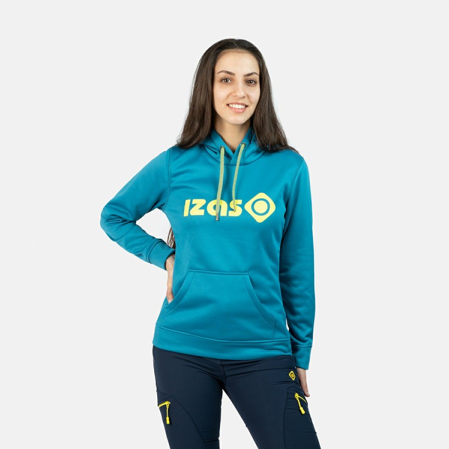 MUJER Izas Sudaderas | Sudadera Deportiva Celeste Mujer Duero W