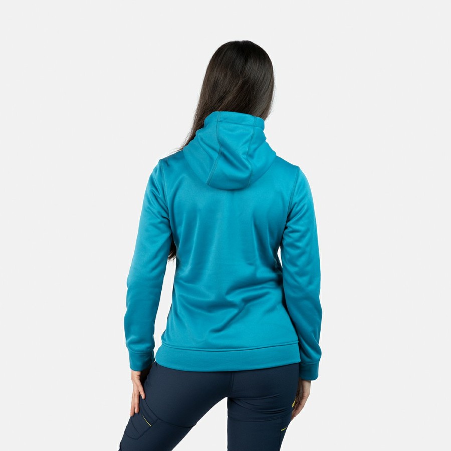 MUJER Izas Sudaderas | Sudadera Deportiva Celeste Mujer Duero W