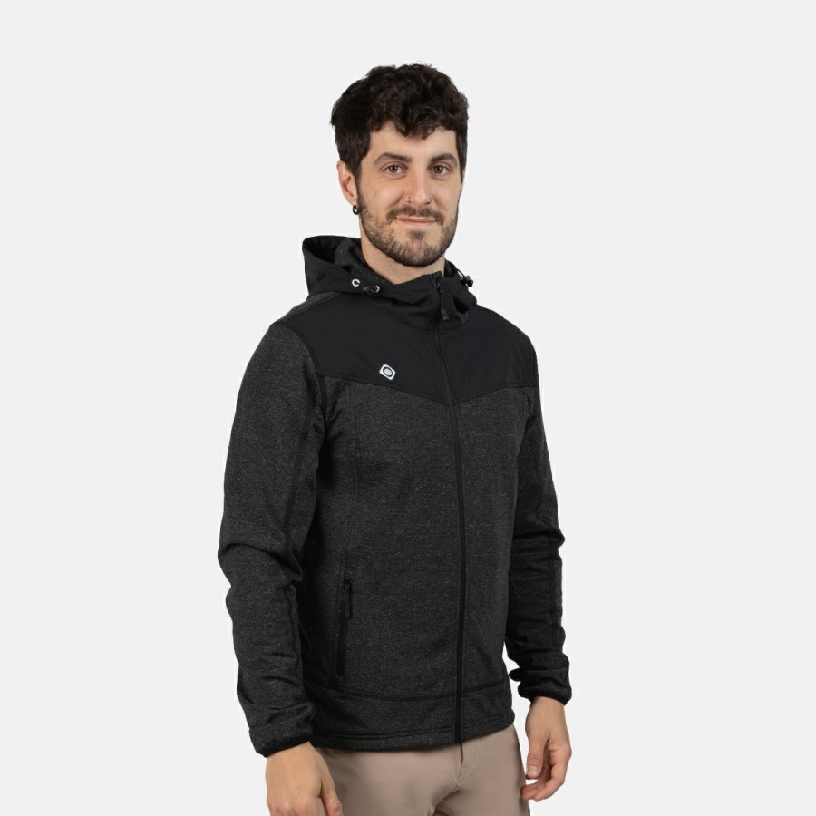 HOMBRE Izas Chaquetas para actividades al aire libre | Chaqueta Tecnica Negra Hombre Tucson M