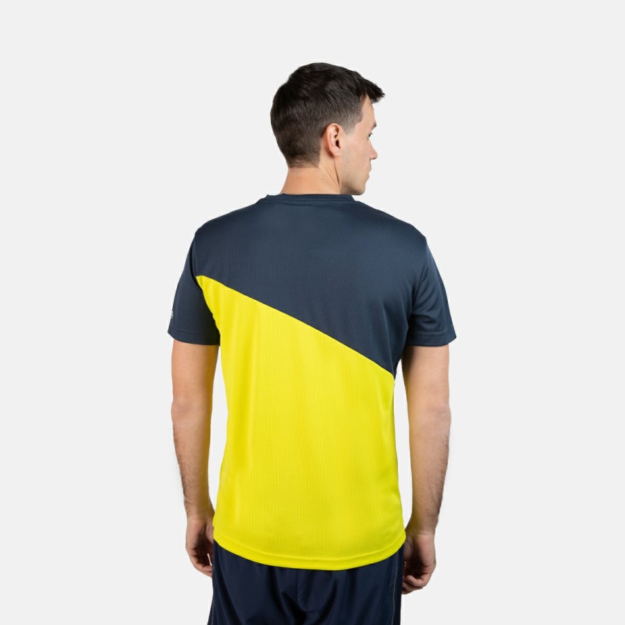 ACTIVIDAD Izas Activewear | Camiseta Tecnica Hombre Azul Y Amarilla Abi M