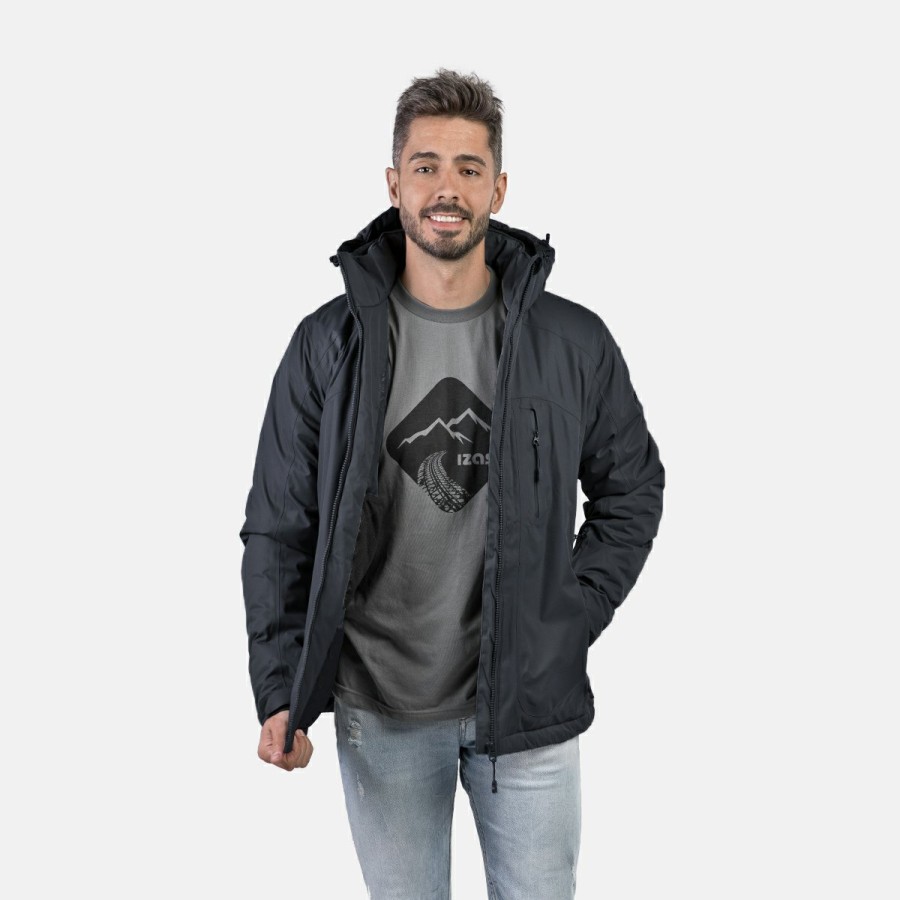 HOMBRE Izas Chaquetas de fibra | Chaqueta Fibra Gris Hombre Naluns M