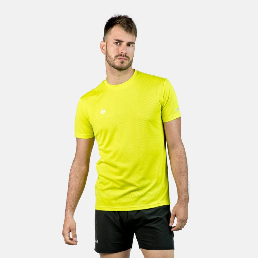 ACTIVIDAD Izas Activewear | Camiseta De Manga Corta Amarillo Verdoso Hombre Creus M