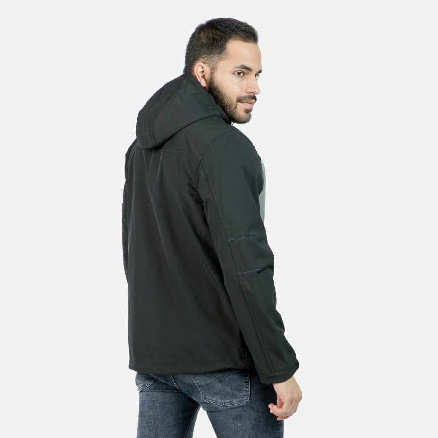 HOMBRE Izas Softshell | Chaqueta Hombre Negro Konka