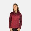 ACTIVIDAD Izas Trekking | Chaqueta Polar Con Capucha Roja Mujer Alder Ii W