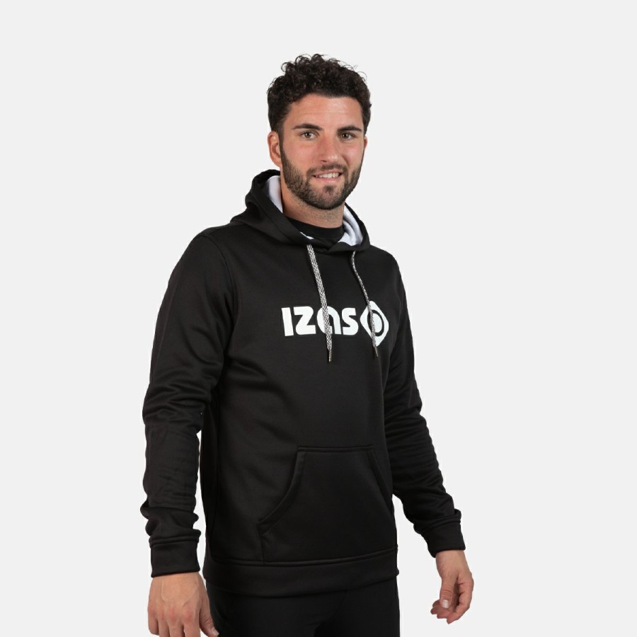 ACTIVIDAD Izas Trekking | Sudadera Deportiva Negra Y Blanca Hombre Duero M