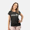 ACTIVIDAD Izas Activewear | Camiseta Deportiva Negra Mujer Aria Ii