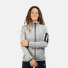 MUJER Izas Polares | Chaqueta Polar De Punto Blanco Mujer Samaun W