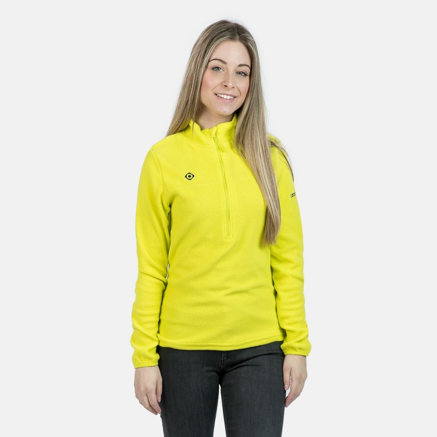 MUJER Izas Polares | Forro Polar Amarillo Verdoso Mujer Sutton W