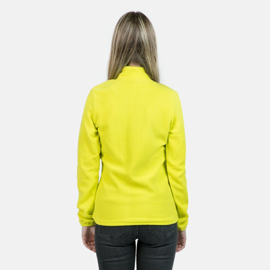 MUJER Izas Polares | Forro Polar Amarillo Verdoso Mujer Sutton W