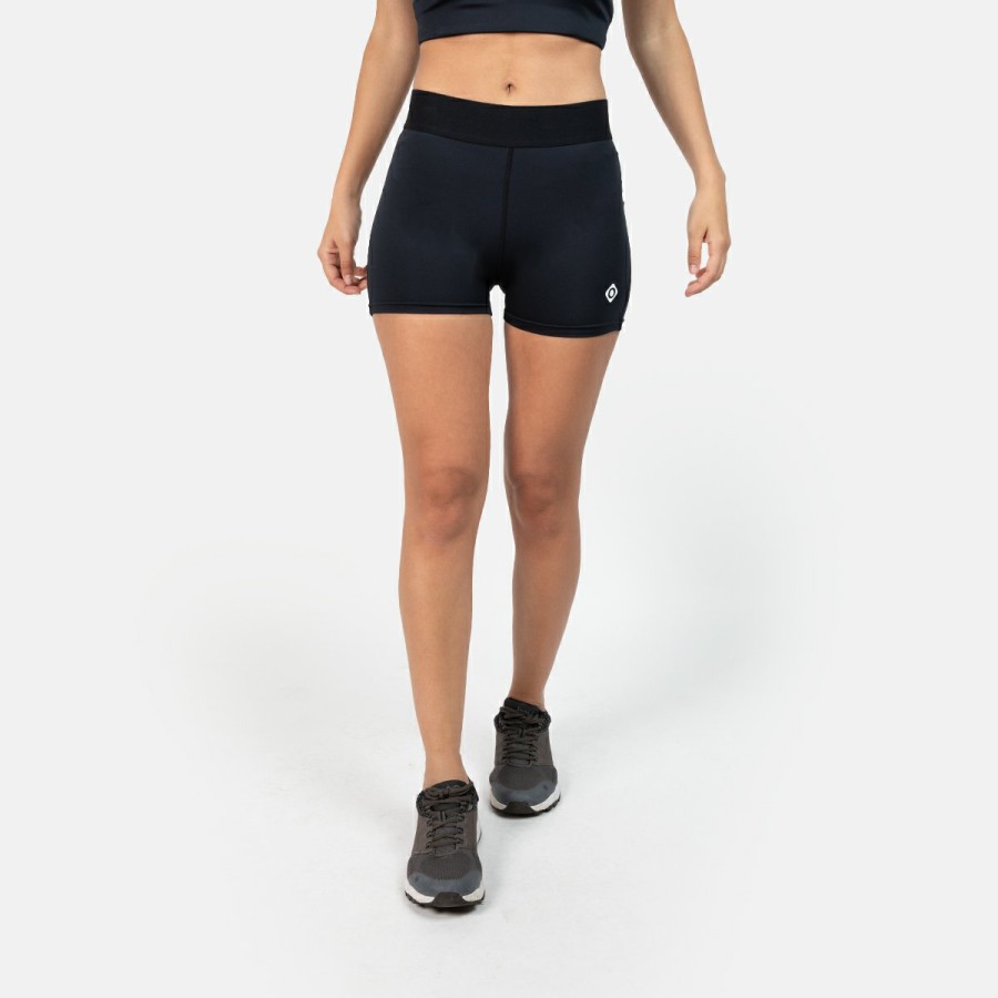 ACTIVIDAD Izas Activewear | Malla Deportiva Corta Negra Mujer Lausana Sh W