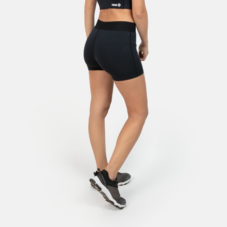 ACTIVIDAD Izas Activewear | Malla Deportiva Corta Negra Mujer Lausana Sh W