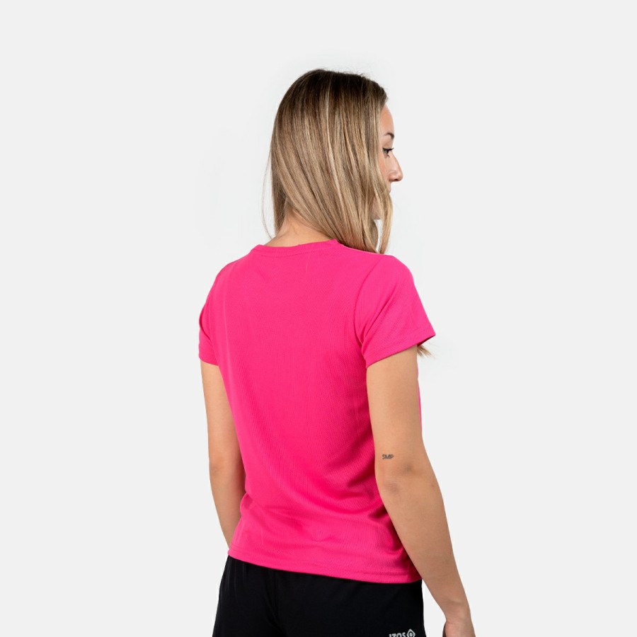 ACTIVIDAD Izas Activewear | Camiseta De Manga Corta Fucsia Mujer Creus W