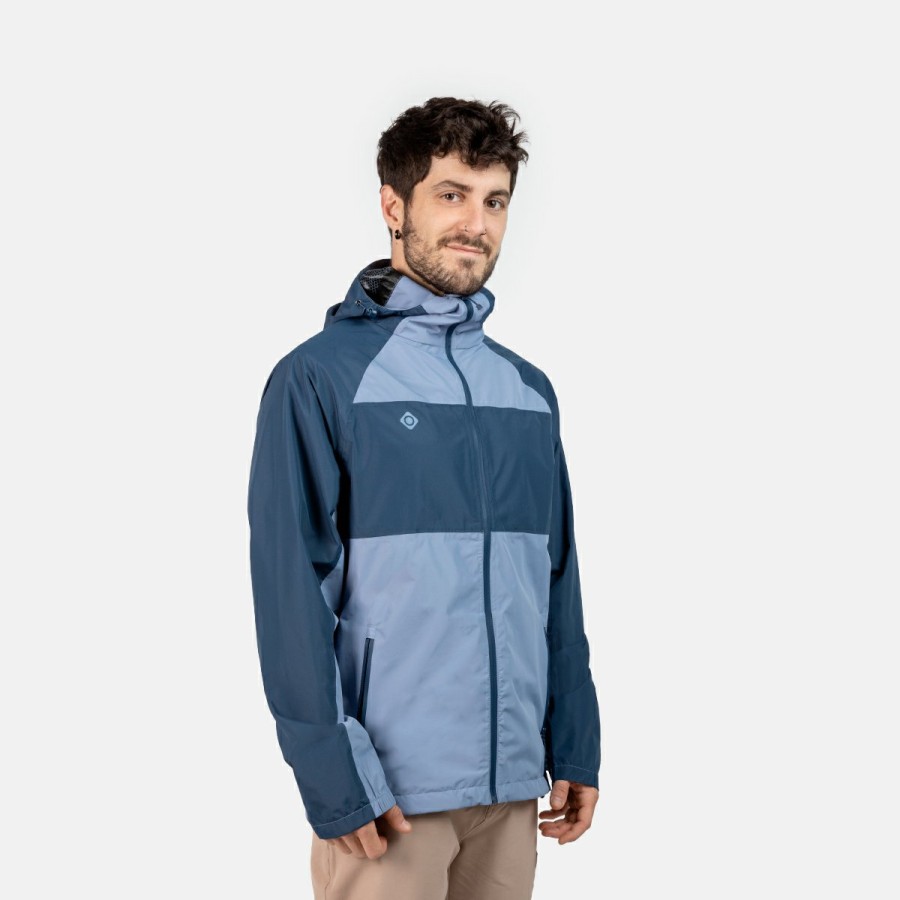 ACTIVIDAD Izas Trekking | Chaqueta Tecnica Impermeable Azul Hombre Pons M