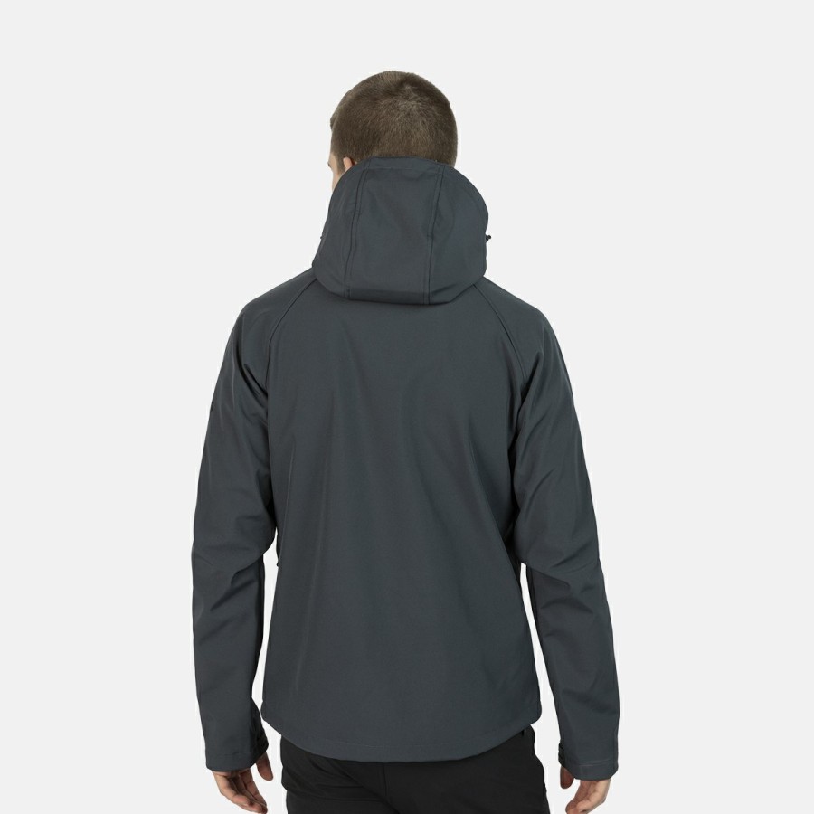 HOMBRE Izas Softshell | Chaqueta Softshell Gris Hombre Stratus M