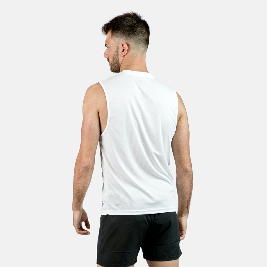 ACTIVIDAD Izas Activewear | Camiseta Sin Mangas Blanca Hombre Creus M Tt