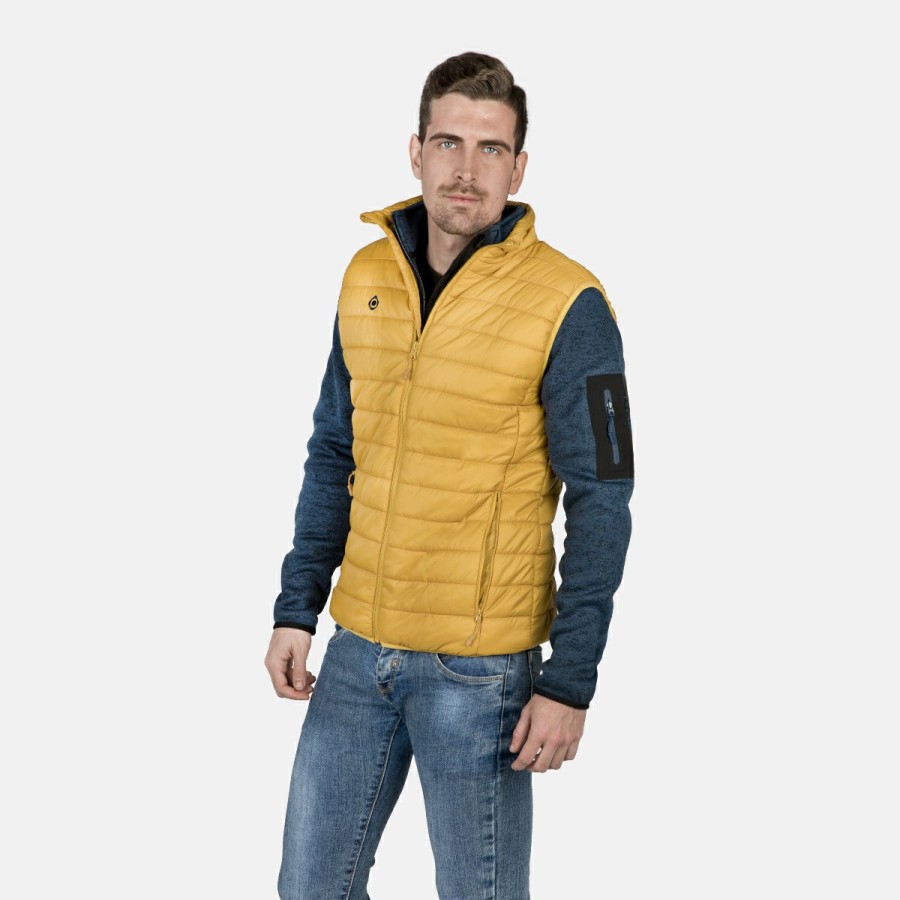 HOMBRE Izas Chalecos | Chaleco De Fibra Amarillo Hombre Tyree M