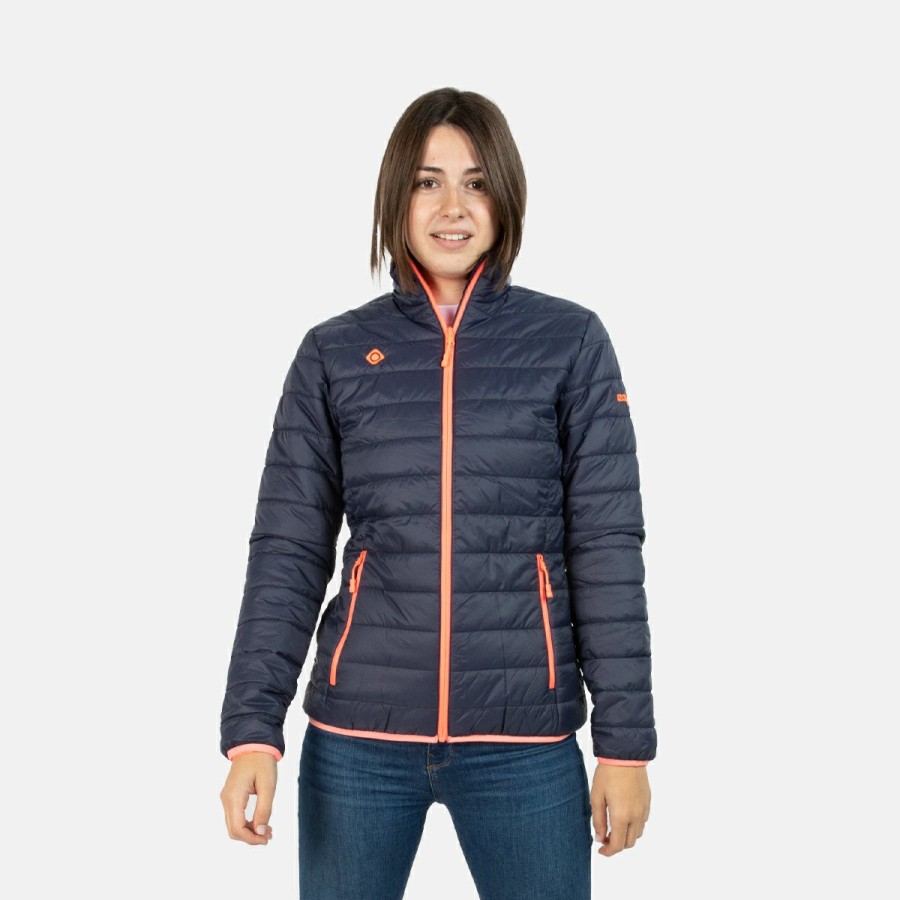 ACTIVIDAD Izas Trekking | Chaqueta De Fibra Azul Y Naranja Mujer Nasser W