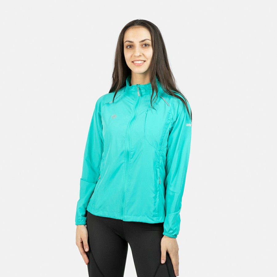 ACTIVIDAD Izas Activewear | Chaqueta De Running Azul Mujer Isona Ii