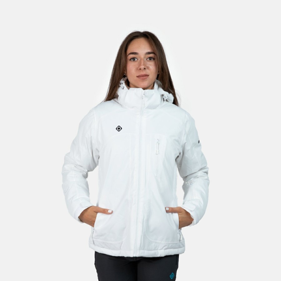 MUJER Izas Chaquetas de fibra | Chaqueta Fibra Blanca Mujer Naluns W