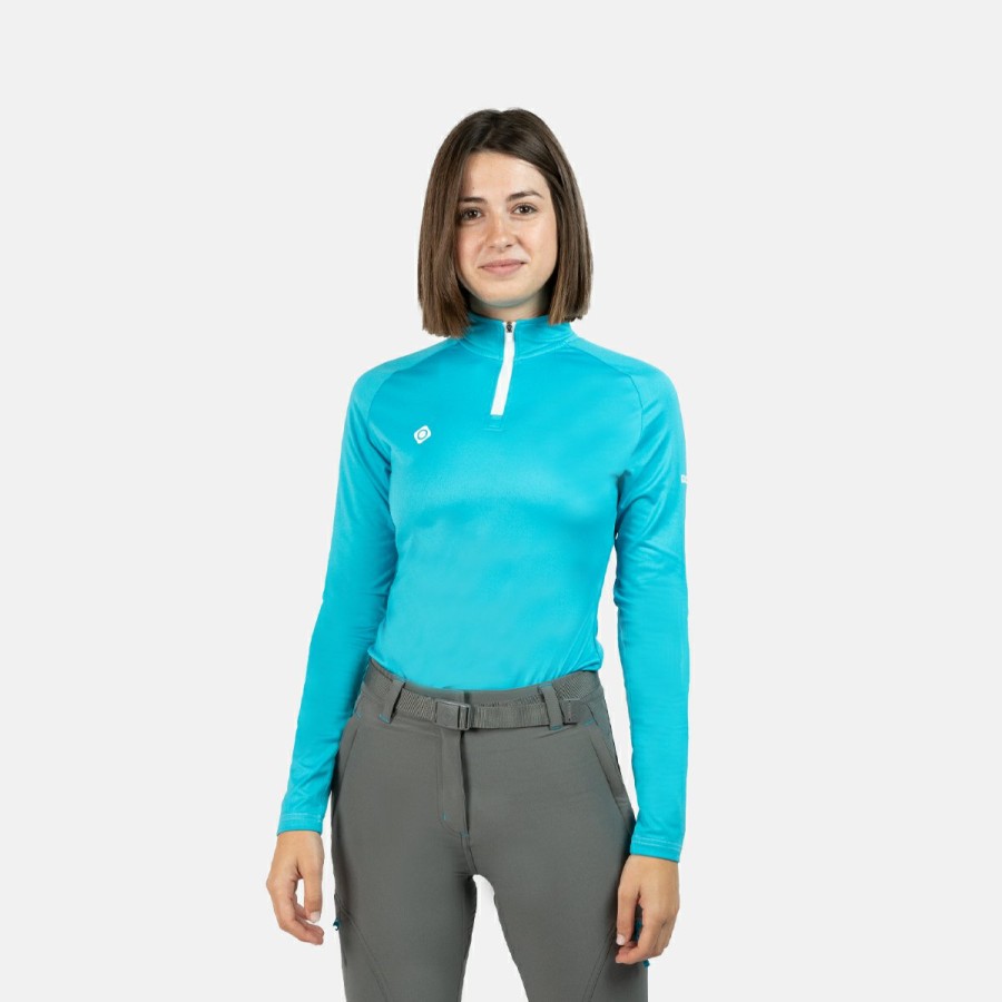 ACTIVIDAD Izas Trekking | Jersey Polar Turquesa Mujer Gorner W