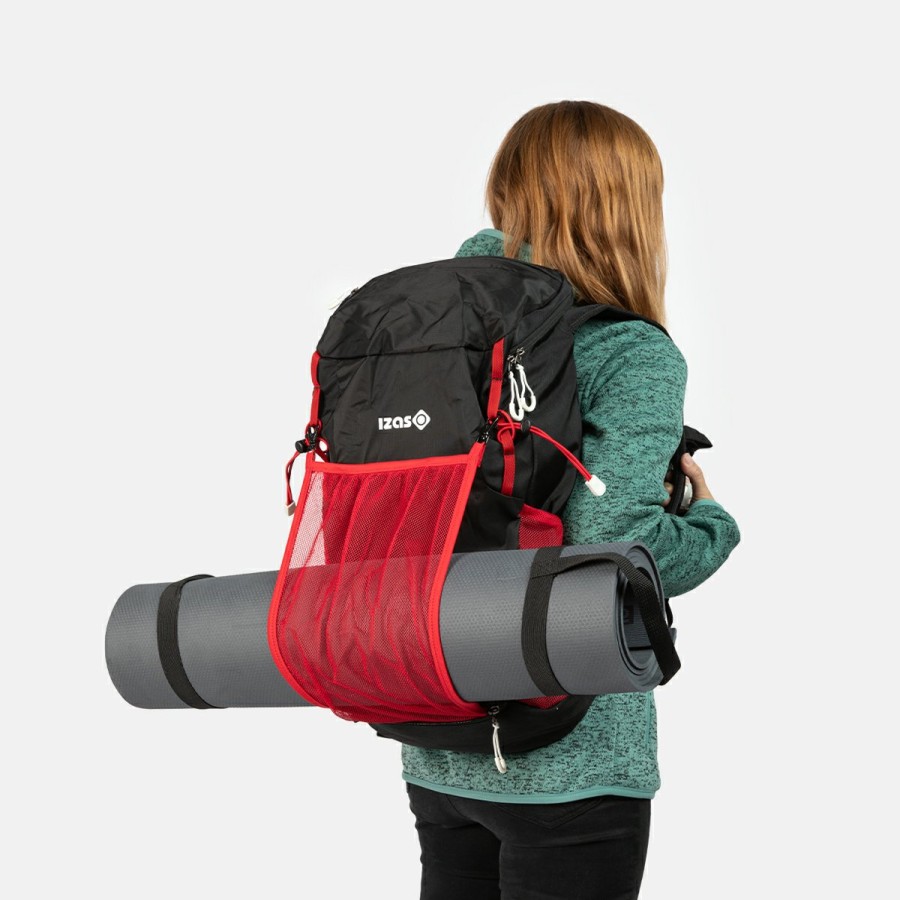 ACCESORIOS Izas Otros accesorios | Mochila De Trekking Negra Y Roja 25L Novax M