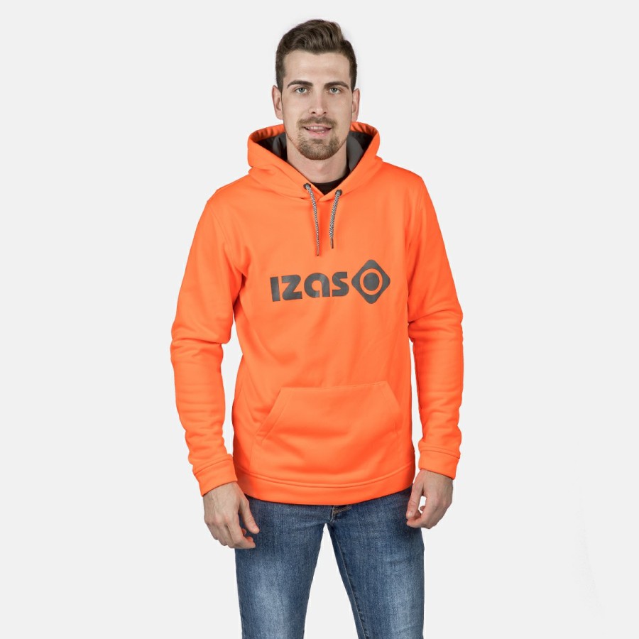 ACTIVIDAD Izas Trekking | Sudadera Deportiva Naranja Fluor Hombre Duero M