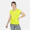 ACTIVIDAD Izas Activewear | Camiseta De Manga Corta Amarilla Verdosa Mujer Creus W