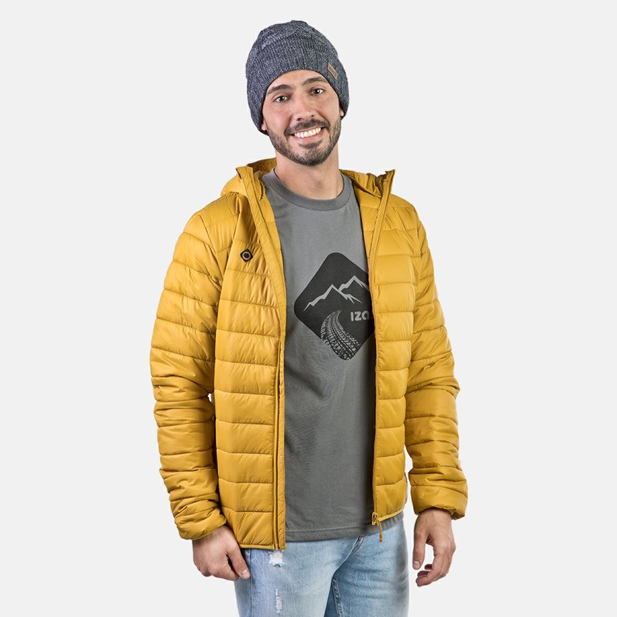 ACTIVIDAD Izas Trekking | Chaqueta De Fibra Amarillo Hombre Sindu M