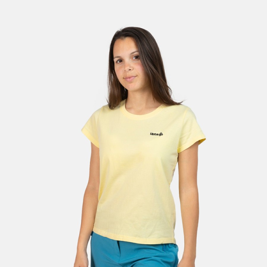 MUJER Izas Camisetas & Polos | Camiseta Manga Corta Amarillo Mujer Adons W