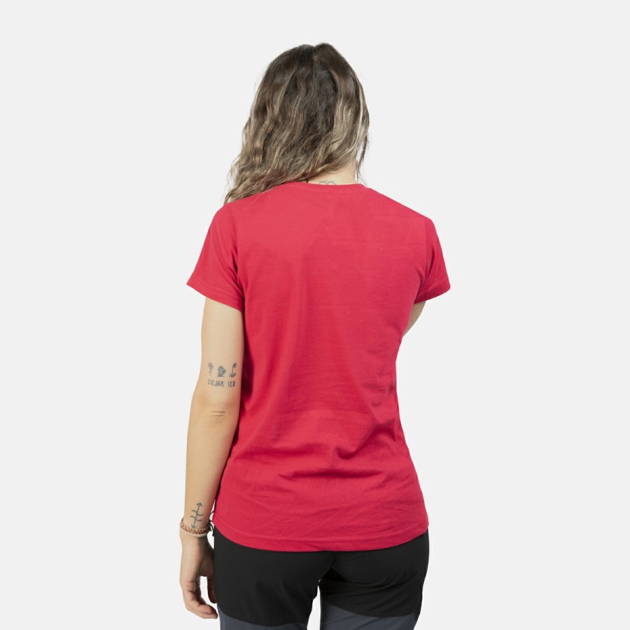 ACTIVIDAD Izas Trekking | Camiseta Mujer Roja Moran W