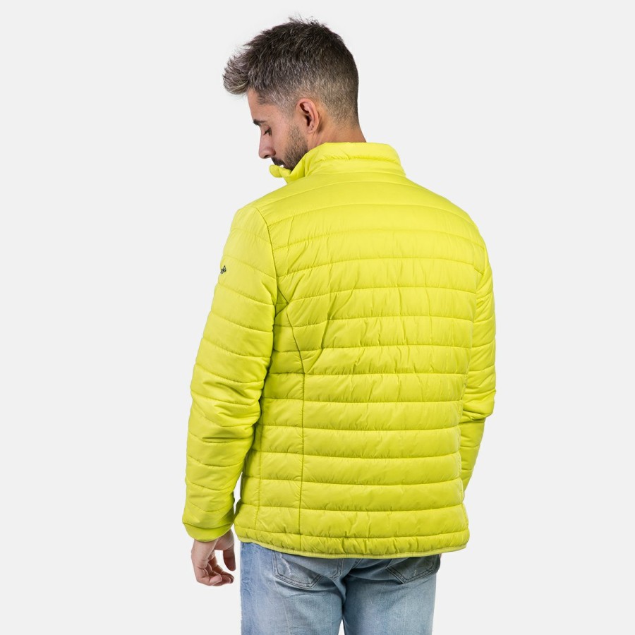 HOMBRE Izas Chaquetas de fibra | Chaqueta Fibra Amarillo Verdoso Hombre Nasser M