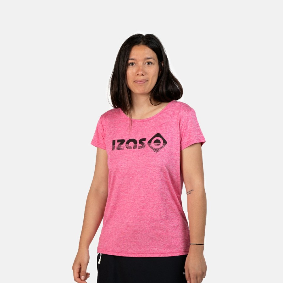 ACTIVIDAD Izas Activewear | Camiseta Manga Corta Mujer Rosa Aria