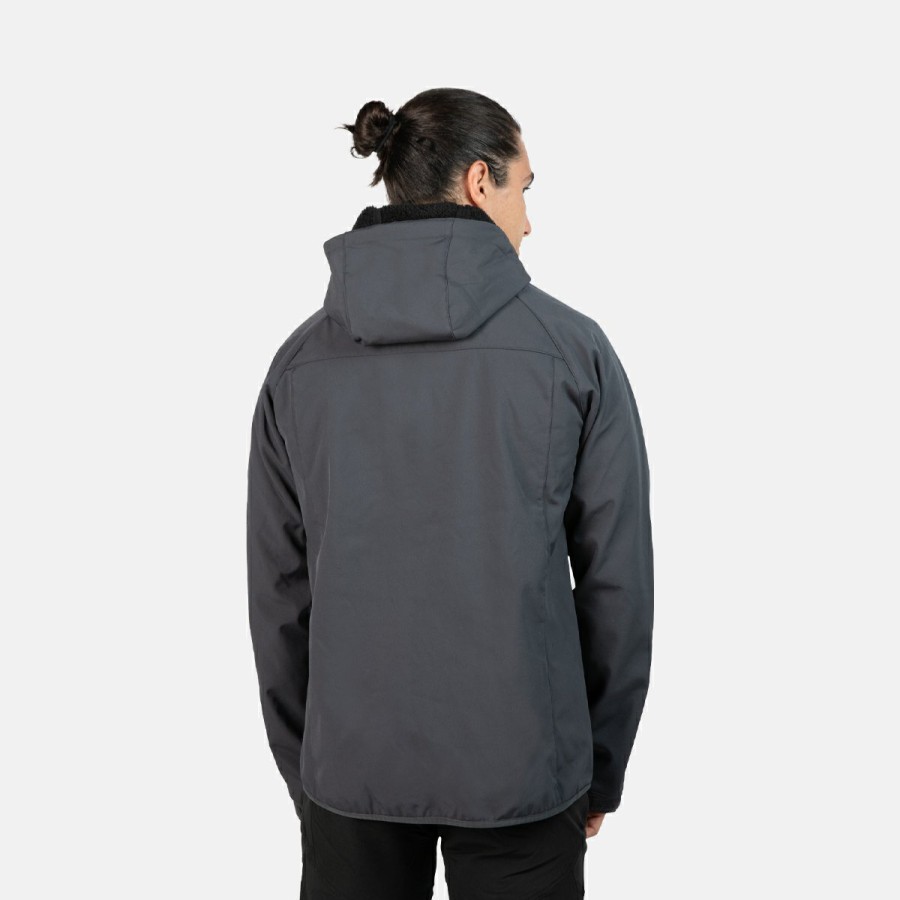 HOMBRE Izas Softshell | Chaqueta Softshell Gris Hombre Minto M