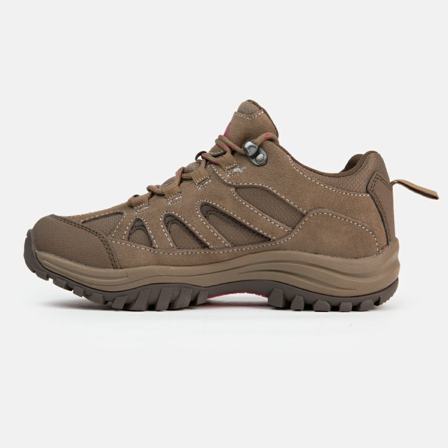 ACTIVIDAD Izas Trekking | Zapatillas De Trekking Mujer Marron Y Fucsia Timpa Low