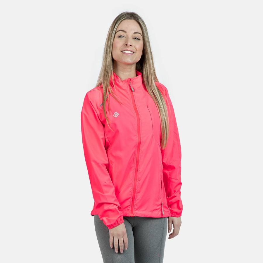 ACTIVIDAD Izas Activewear | Chaqueta De Running Rosa Mujer Isona Ii