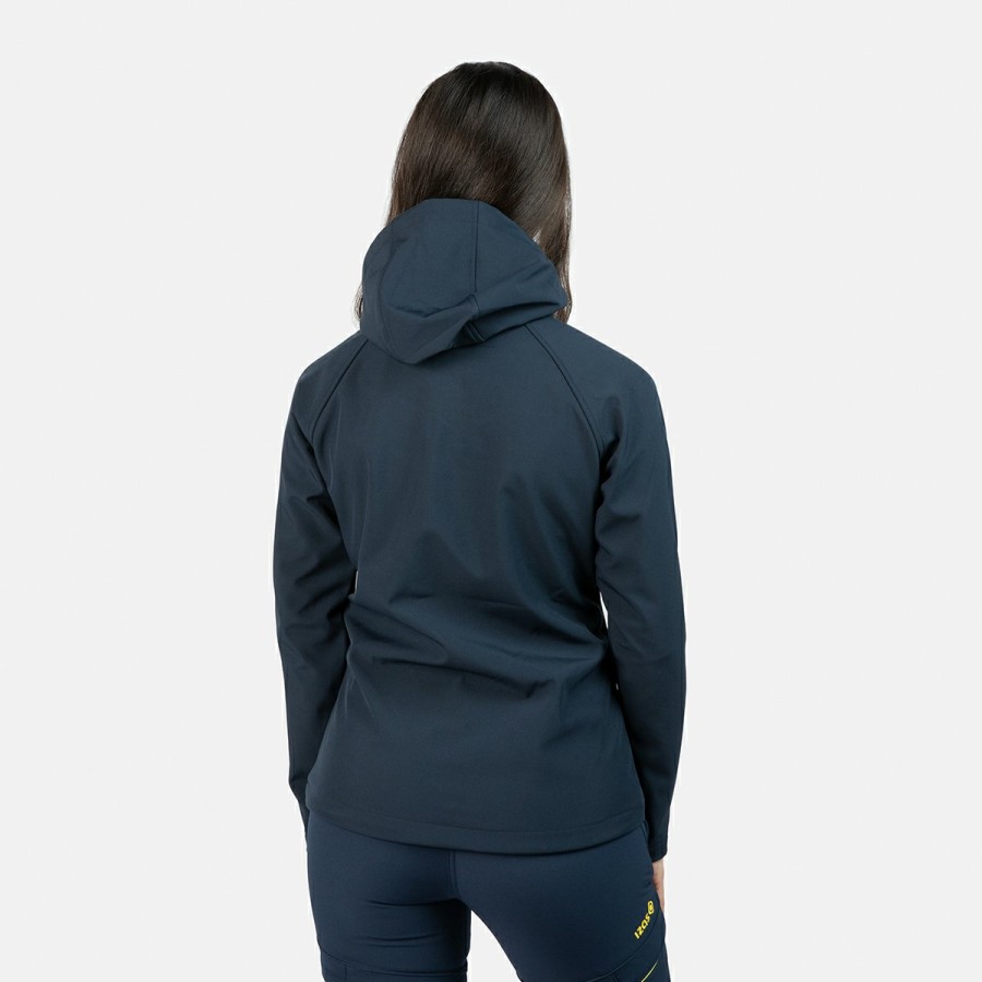 ACTIVIDAD Izas Trekking | Chaqueta Softshell Azul Oscuro Mujer Stratus W