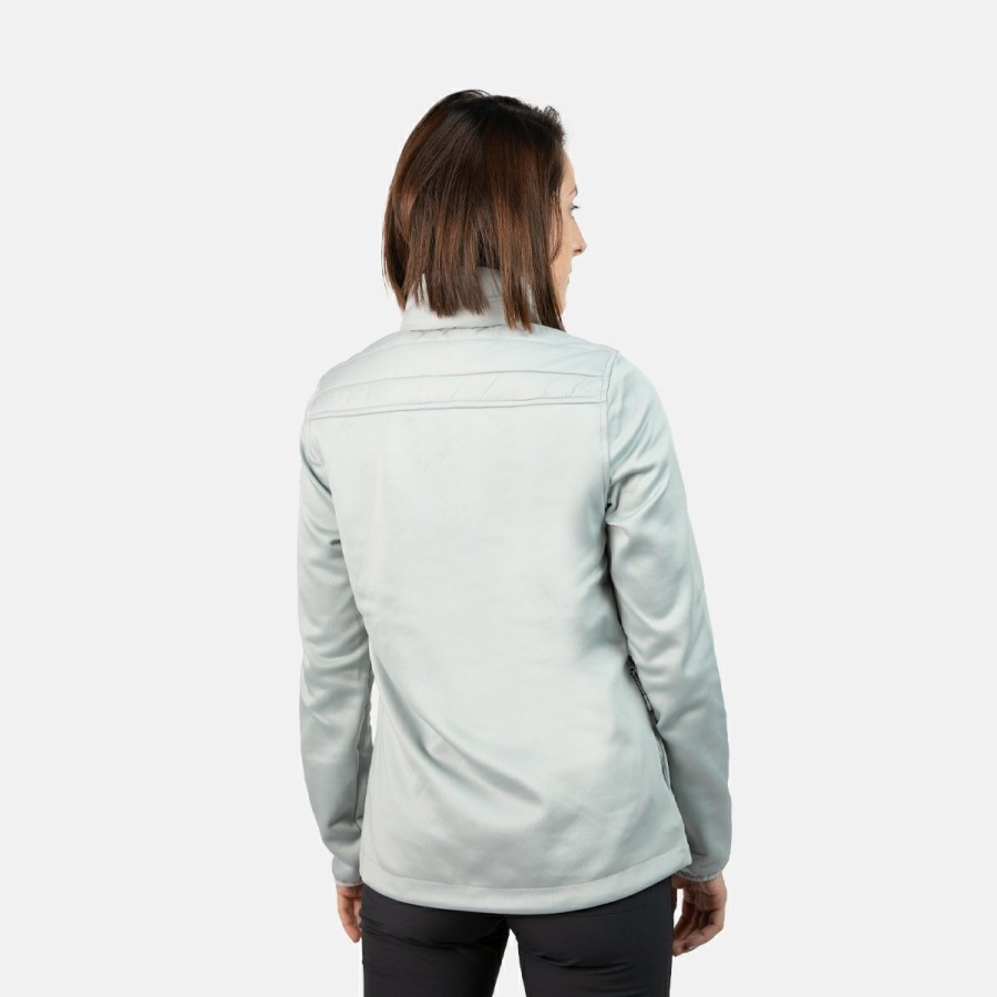 MUJER Izas Chaquetas de fibra | Chaqueta Polar Con Fibra Gris Y Rosa Pano W