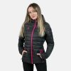 ACTIVIDAD Izas Trekking | Chaqueta De Fibra Negro Y Fucsia Mujer Sindu W