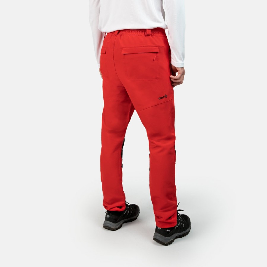 ACTIVIDAD Izas Trekking | Pantalon De Montana Rojo Y Negro Hombre Invierno Chamonix M Fw