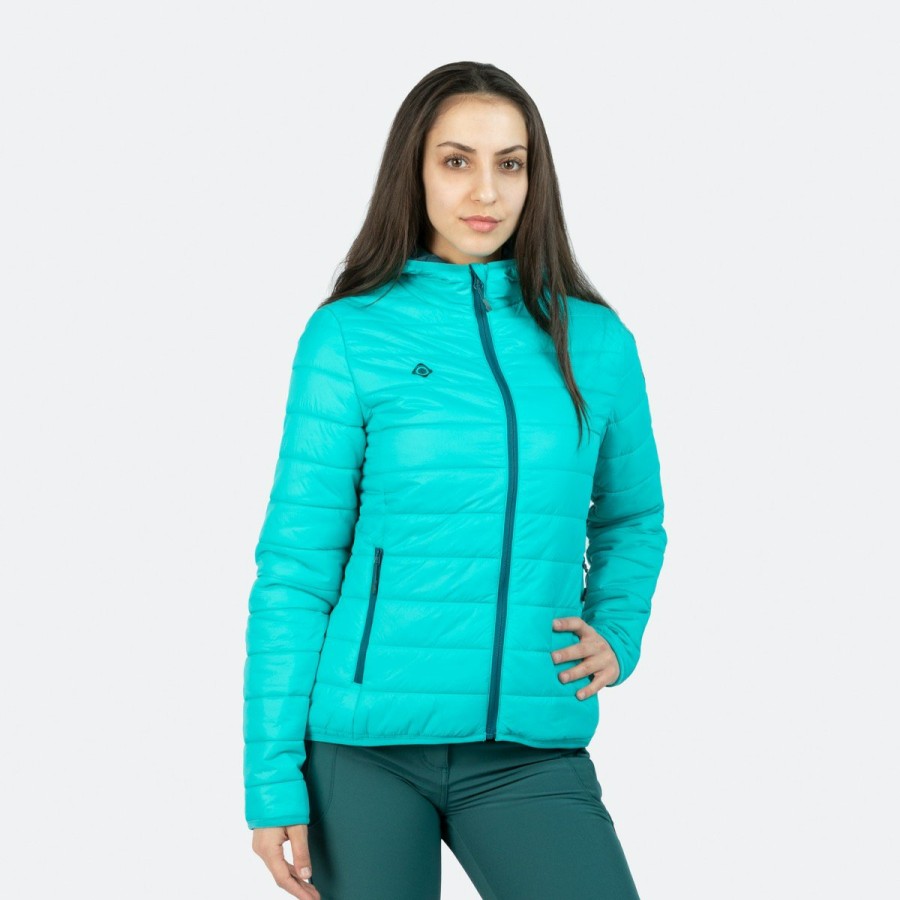 ACTIVIDAD Izas Trekking | Chaqueta De Fibra Azul Y Verde Mujer Sindu W