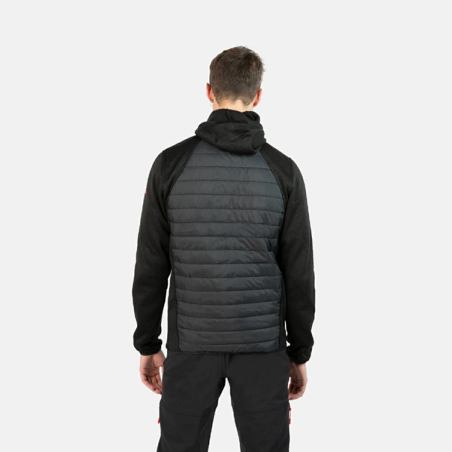 HOMBRE Izas Chaquetas para actividades al aire libre | Chaqueta Con Fibra Hombre Negro Noya M