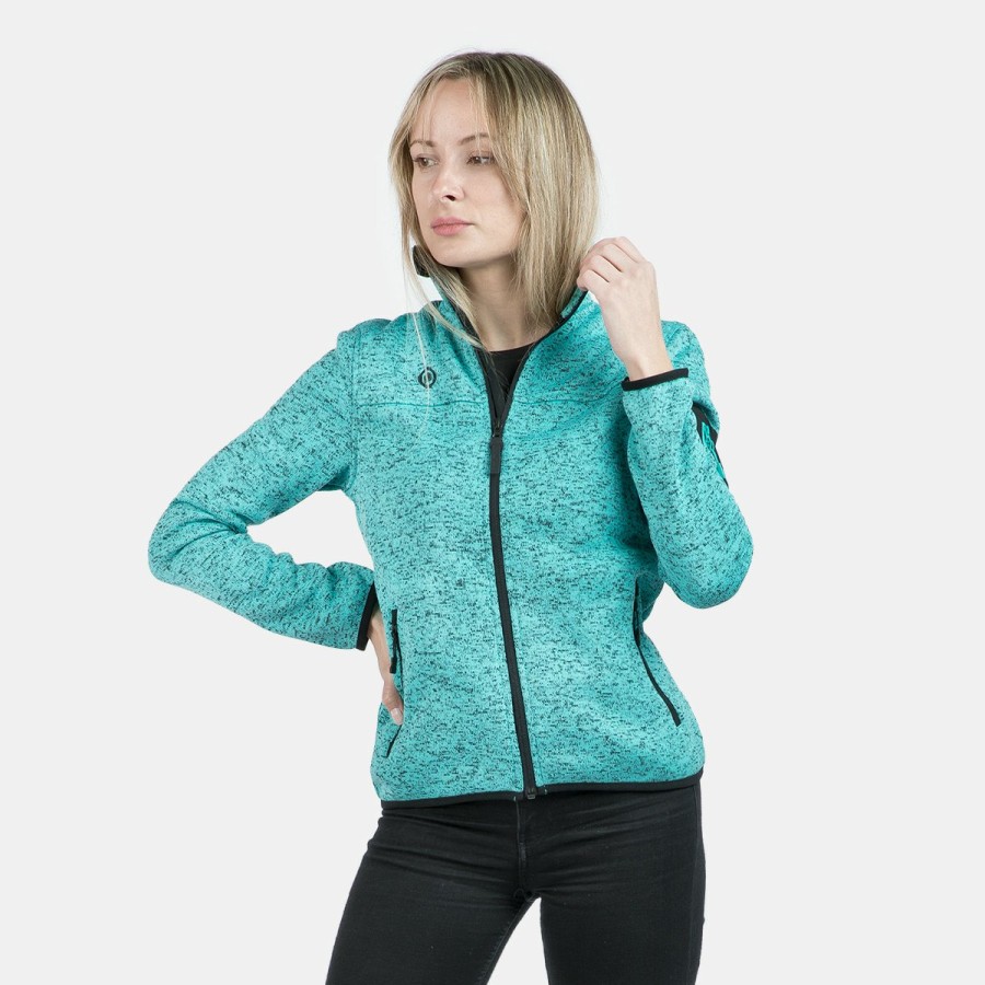 ACTIVIDAD Izas Trekking | Chaqueta Polar De Punto Azul Claro Mujer Samaun W