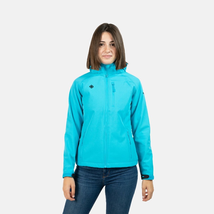 ACTIVIDAD Izas Trekking | Chaqueta Softshell Turquesa Mujer Stratus W